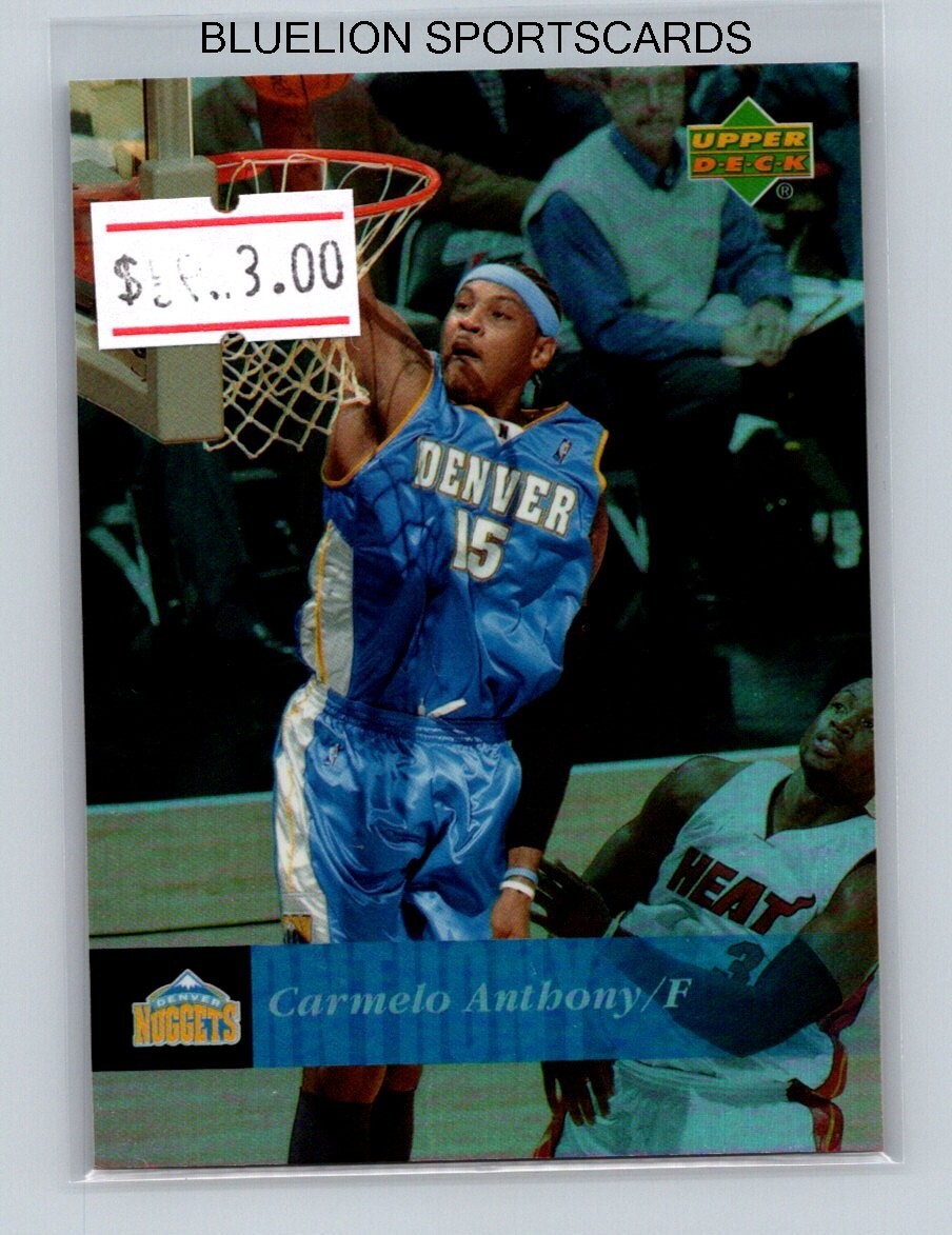 Carmelo Anthony #42 Basketball Cards 2006 Upper Deck trading card — raw and PSA graded price guide