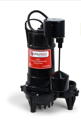 1 2 Hp Utilitech Cast Iron Sump Pump W Float Switch Ebay