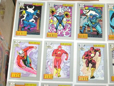 1991 DC COSMIC CARDS COMPLETE 180 BASE CARD SET SUPERMAN WONDER