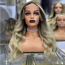 Human Hair Ombre Blonde Remy Hair 13x4 Lace Frontal Human Hair Wig