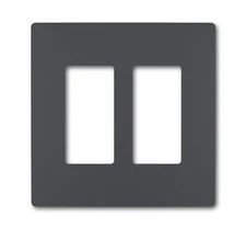 P&S Legrand Radiant RWP262GCC6 Screwless 2-Gang Wall Plate for Decorator Rock...