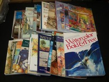 1980'S-2000'S ASSORTED WATERCOLOR PAINTING ART BOOKS LOT OF 25 - KD 51A