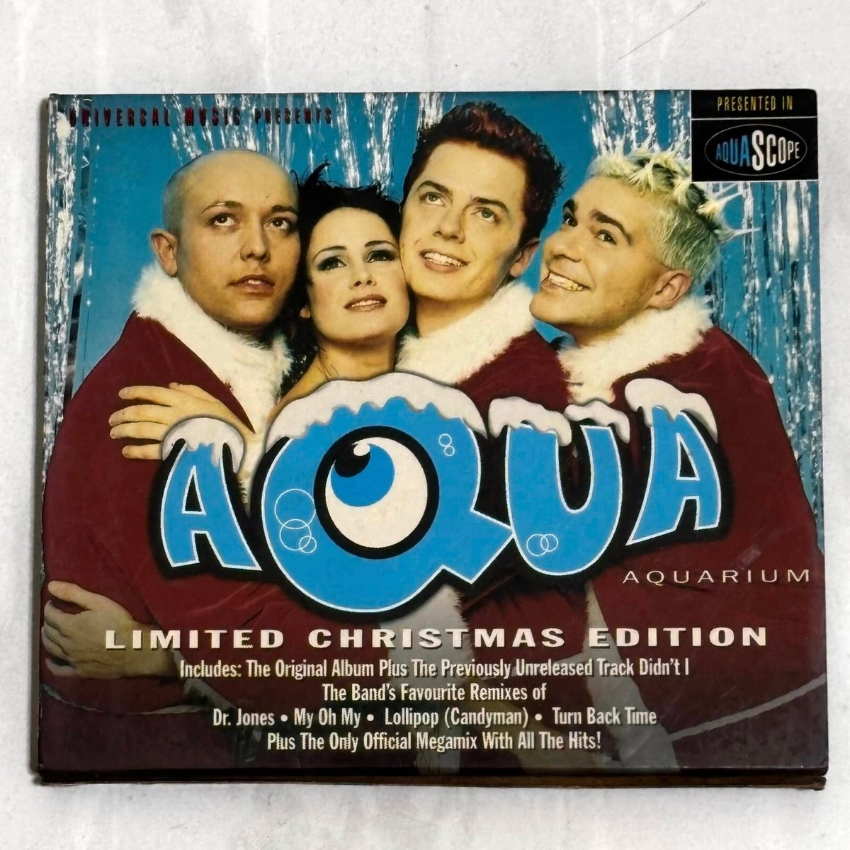 Aqua 1997 Aquarium Limited Christmas Edition Taiwan Box CD Promo