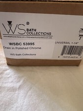 WS Bath Collections Linea 53995 Linea 1-1/4" Soft Touch Drain - Chrome