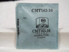 GS CMT163-10 Watch Crystal For Hamilton 8826 8827 Loretta 12.2 x 11.2 mm Repair
