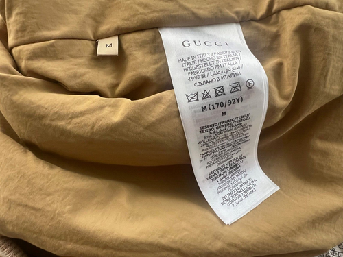 AUTHENTIC GUCCI BEIGE MAXI GG FLEECE HOODIE SWEATER SIZE M - Picture 7 of 7