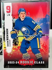 2024 Upper Deck  Hockey Series 2 Zach Benson RED Rookie Class, Pack Fresh