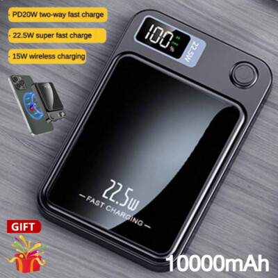 MagSafe Magnetische Wireless Power Bank 10000mAh 22.5W PD für iPhone 15/14/13/12