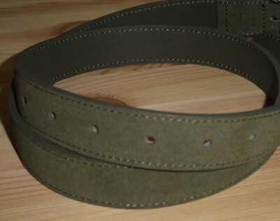 Fat Face Womens Green Khaki Suede Belt BNWT Size SMALL