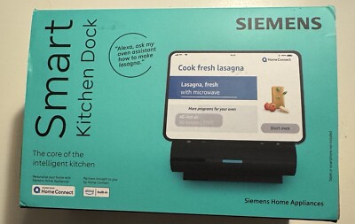 Siemens Smart Kitchen Dock XSDS10 für Tablets Smartphones Alexa Sprachsteuerung