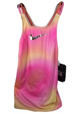 Nike NESSA730 Girls Size XL Pink 2-Piece Tankini Swimsuit TY-3078