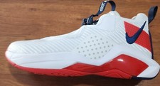 Nike Lebron James Soldier XIV USA GS Youth Sz 7Y Womens Sz 8.5 White Red