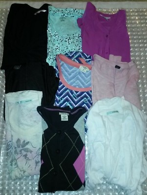 9 PC Lot Mixed Womans Sizes Resale Mixed Brands Good Shape
