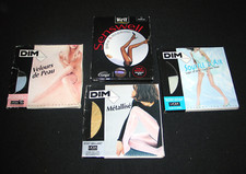 4 COLLANTS 3 DIM 1 WELL T 1 LINGERIE LYCRA MODELES COLORIS MODE VARIÉS LOT E