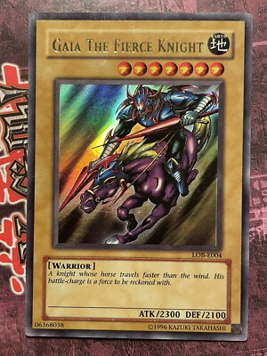 Gaia The Fierce Knight - LOB-E004 - Ultra Rare - Unlimited