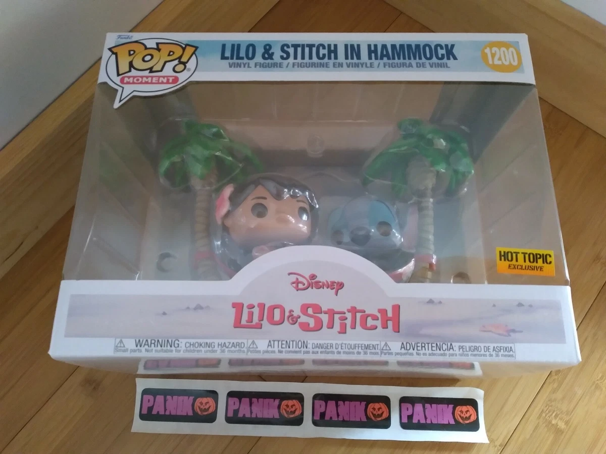 Funko Pop Moment #1200 - Lilo Stitch - Lilo Stitch in Hammock (Hot Topic  Exclusive) 