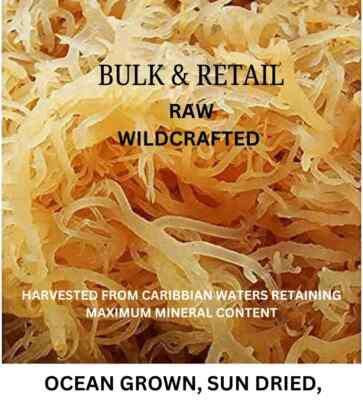Dr Sebi Irish Sea Moss WildCrafted For Gut Health & Digestion 100% Pure Organic