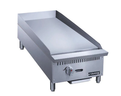 NEW 12'' Griddle 24'' Depth Cooking Surface 1'' Plate Gas Dukers DCGMA12 #2618