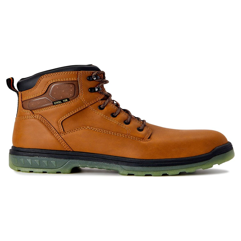 Botas de trabajo con punta de acero de 6" para hombre, mens steel toe