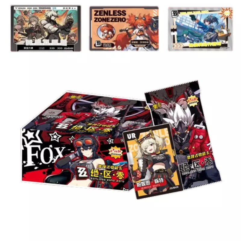 Zenless Zone Zero Trading Card Game Anime 4 Pack Booster Lot Set