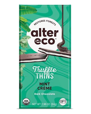 Alter Eco Organic Truffle Thin Mint Cream 2.96 Oz Pack Of 4