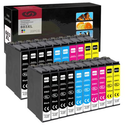 Druckerpatronen für Epson 603XL XP-2150 4150 2155 3150 3155 4155 WF-2870 2840DWF