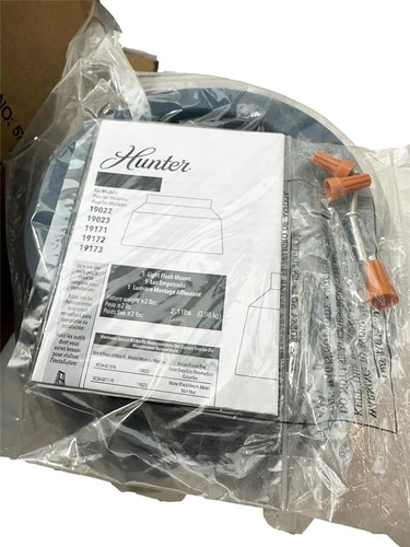 Hunter Cranbrook 1-Light Flush Mount Ceiling Light Fixture 749K8 FREE FAST SHIP - Picture 6 of 8