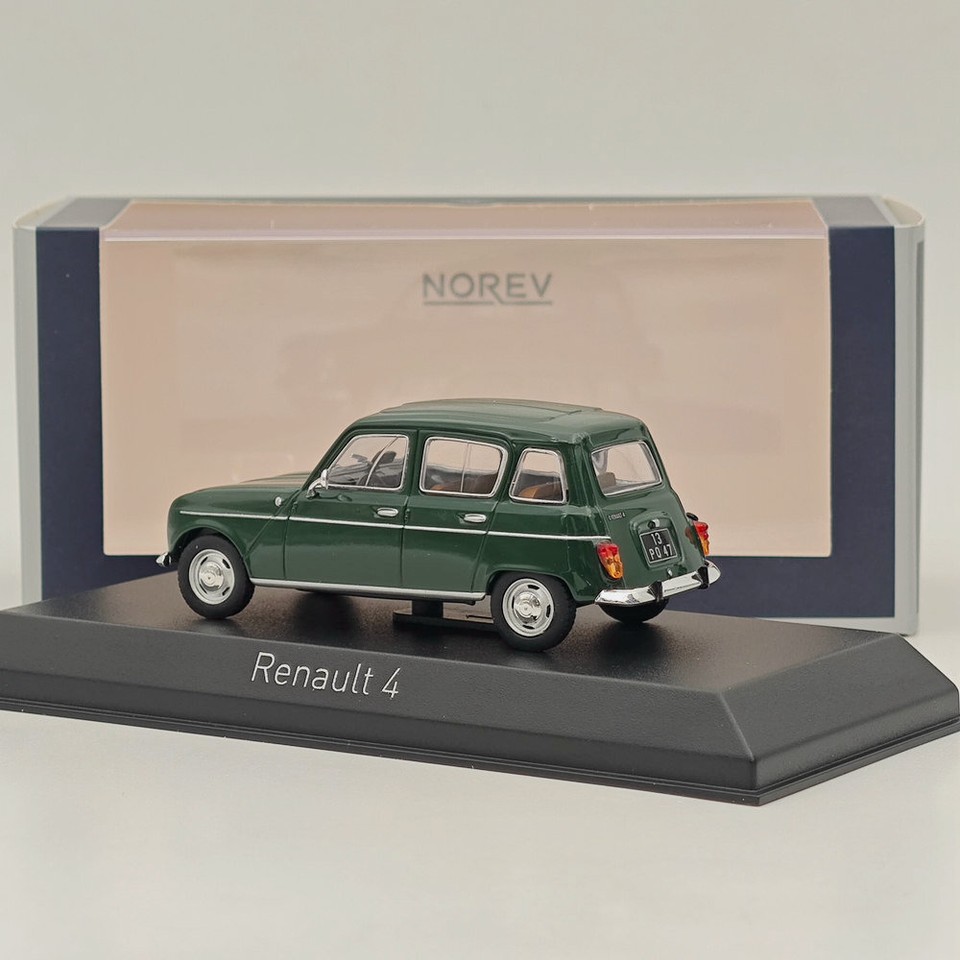 Norev 1/43 R4 1974 Dark Quatrelle Diecast Models Car Collection Green ...