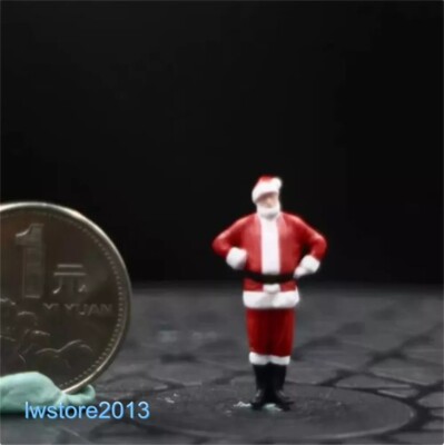 1/87 Red Elderly Colorful Film Miniature Scene Prop Car Stereoscopic Model