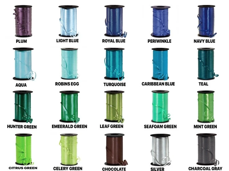 Cinta Calidad Rizador 3/16" x 500 yardas Polipropileno Elige Color Foto 2 de 2