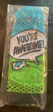 You're Awesome You're Appreciated  Ankle Socks Thank You Volunteers New