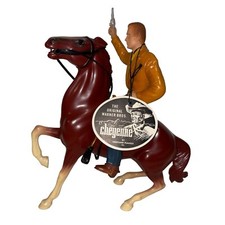 EXC Vintage Hartland Plastic Cheyenne Bodie Clint Walker Action Figure Horse