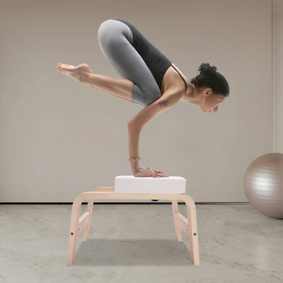 Yoga Headstand Bench Exercise Inversion Stool Workbench Upside Down Chair
