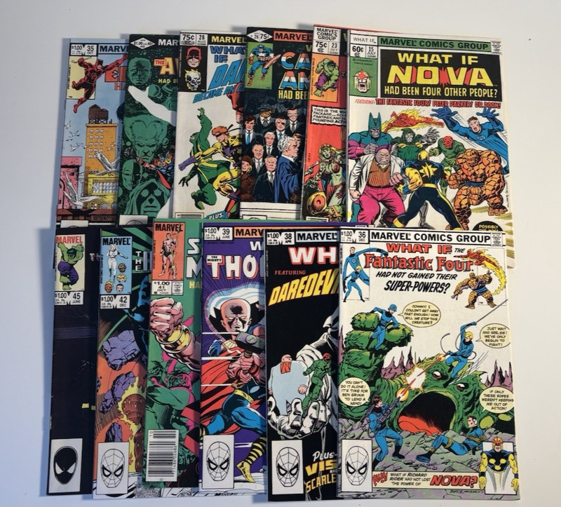 What If? Bronze Age Marvel Lot 12 High Grade Watcher VF/NM