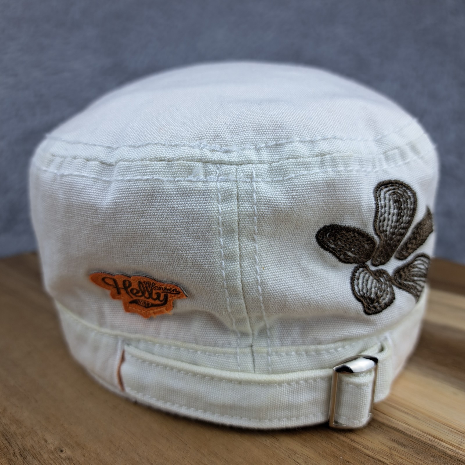 Helly Hansen Hat Cap Strap Back White Orange Army… - image 3