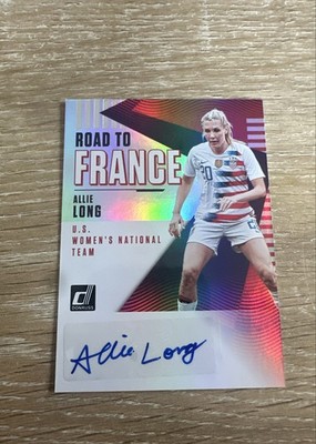 2018-19 Panini Donruss - Road to France Autographs Allie Long #RF-AL (AU)