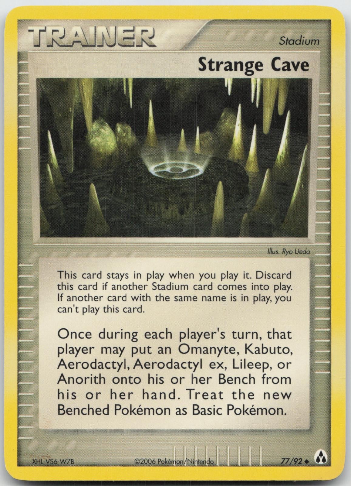 Strange Cave 77/92 Uncommon Legend Maker Pokemon Lightly Played