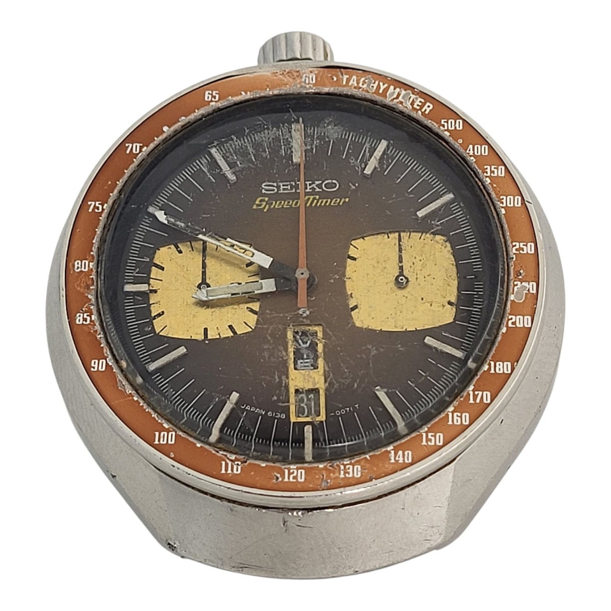 Seiko Bullhead Speedtimer 6138-0040 Automatic Chronograph Watch