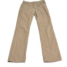 Vintage Levis 519 Corduroy Pants Mens 33x31 Tan Straight 80s Made in USA