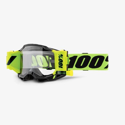 100 % Prozent Accuri2 Forecast MX Motocross Cross Brille neon gelb Roll Off