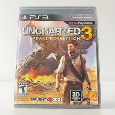 Uncharted 3 Drake's Deception PlayStation 3 PS3 Complete. BO2 Disk Included Free