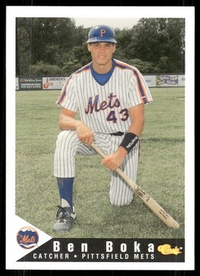 1993 Classic Kingsport Mets BEN BOKA RC METS DOWINGTON PA 