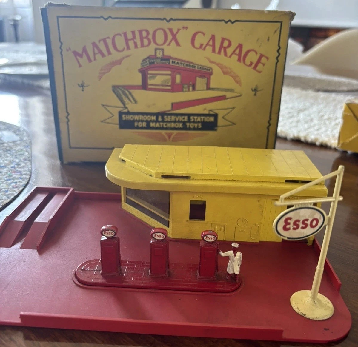 Station De Secours Matchbox Motorcity Vintage – Boîte D'origine – Très Bon état
