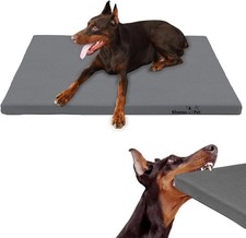 Chew Proof Dog Bed Indestructible for Large Size Durable Dog Crate Pad, Waterpro