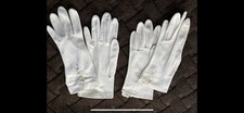 Vintage White Gloves, Size 8