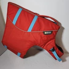 Ruffwear Float Coat Dog Life Jacket XL Red Orange Reflective & Rescue Handle