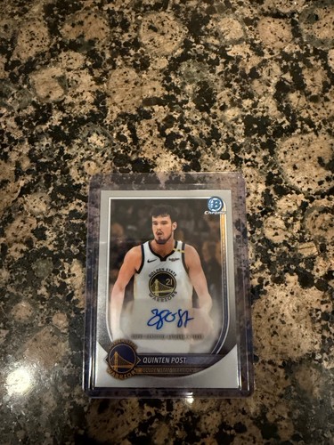Quinten Post – 2025-26 Bowman Basketball · Base Chrome Autograph #BCA-QP Quinten Post