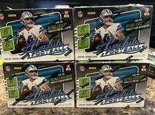 lot of 4 2020 Absolute Football Trading Card BLASTER Box Herbert Burrow