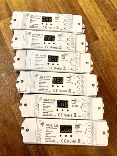 Sunricher Constant Current DMX 4-Ch LED Tape/Strip Driver Decoder Light Dimmer - Picture 2 of 2