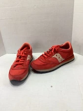 Saucony Mens Jazz Original Red Suede Running Shoes 8.5 NICE